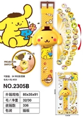 2305B  VỈ ĐỒNG HỒ PIN CHIẾU HÌNH CHÓ SANRIO