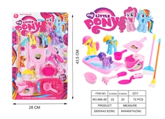 666-46  VỈ LAU NHÀ NGỰA PONY, THAU, CA, LAU NHÀ 360 ĐỘ + 3C NGỰA