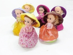 LM2349  HỘP BABY 6C ĐỘI NÓN BIẾN HÌNH BÁNH KEM 2 IN 1 (ĐỦ MẪU)