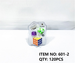 601-2  VỈ ÉP RUBIC 3C (1C LỚN 3x3x3, 1C NHỎ RẮN, 1C RUBIC MÊ CUNG LĂN BI)