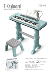 328-69  HỘP ĐÀN PIANO PIN 37 PHÍM + MICRO + GHẾ