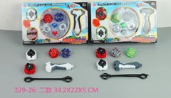 329-26  HỘP CON QUAY SẮT 2C + 2C TAY CẦM DÂY RÚT