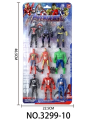 3299-10  VỈ SIÊU NHÂN 9T AVENGER (NGƯỜI XANH, NGƯỜI SẮT, NGƯỜI NHỆN)