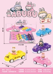 3355-13  HỘP XE HƠI TRỚN LABUBU 12C ĐỦ MẪU