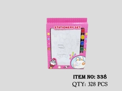 338  HỘP TRANH TÔ MÀU NƯỚC  + CỌ