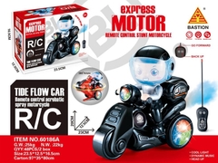 60186A  HỘP XE MOTO 3 BÁNH CÓ NGƯỜI ĐIỀU KHIỂN BÁNH ĐÈN, PHUN KHÓI XOAY 360 ĐỘ   60181A, 60187A