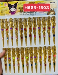 H668-1053 LỐC MÓNG TAY ẤN ĐỘ 24 CÁI