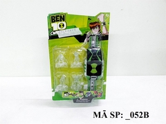 _052B  VỈ ĐỒNG HỒ PIN BEN BIẾN HÌNH + 4T TRONG (BEN10)