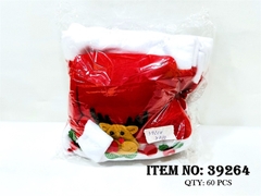 39264F  BỊCH 2C NÓN NOEL GẤU, TUẦN LỘC, ÔNG GIÀ NOEL, NGƯỜI TUYẾT (22x34)