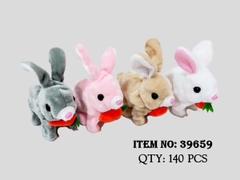39659  TÚI THỎ LÔNG NGẬM CÀ RỐT PIN