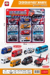 399-722  VỈ XE TRỚN 12C ĐỦ MẪU (TRỰC THĂNG, MOTO, BUS)