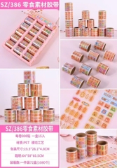 SZ-386 LỐC DÁN STICKER THỨC ĂN 15 CUỘN