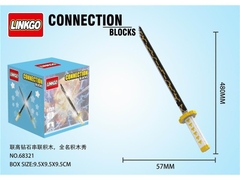 68321  HỘP LOGO RÁP 3D KIẾM 392 MIẾNG  Connection Blocks