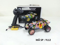 YL12  HỘP XE HƠI ĐUA ĐỊA HÌNH ĐIỀU KHIỂN 7 ĐỘNG TÁC CÓ SẠC, BÁNH LỚN, TL 1:18