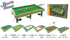 4058  HỘP BÀN BIDA LỖ NHỰA CÓ CHÂN 55.5x32.5x15cm