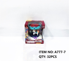 A777-7  HỘP ĐU QUAY NGỰA PIN NHẠC ĐÈN RÁP ỐC VÍT, CÓ SẠC