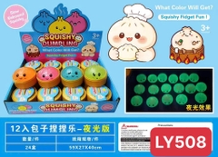 LY508 HỘP BÁNH BAO KIM TUYẾN DẠ QUANG 12 CÁI