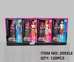 2092LE  HỘP BABY THỜI TRANG 4C KHỚP TAY + 8 ĐÔI GIÀY