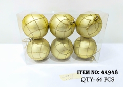 44948  HỘP QUẢ CHÂU VÀNG TRANG TRÍ CÂY THÔNG NOEL ĐỦ KIỂU 6T