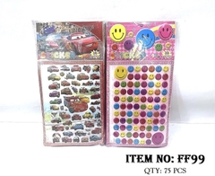 FF99  BỘ 20 TÚI MIẾNG DÁN NỔI ĐỦ MẪU (OPP)