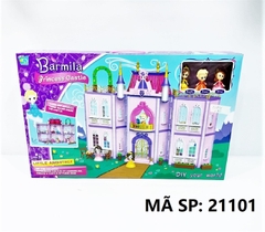21101 HỘP NỘI THẤT LÂU ĐÀI + 3 NGƯỜI Barmila Princess Castle