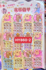 HY860-2 VỈ MÓNG TAY NGẮN CAPPY 12 HỘP