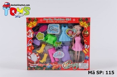 115  HỘP BABY 1C KHUÔN 3 ÁO 1 QUẦN, GIÀY, TÚI XÁCH, LƯỢC