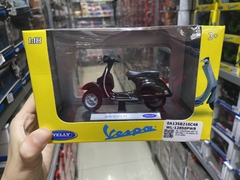 WL-12850PWB HỘP XE MÔ HÌNH 1:18 VESPA PX 2016 (ĐEN)