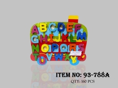 93-788A  BẢNG GỖ XE HƠI CHỮ CÁI IN HOA