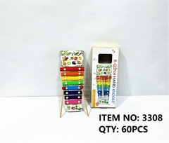 3308  HỘP ĐÀN GÕ GỖ TRÁI CÂY 8 PHÍM