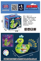 NR617-127  HỘP CÔNG PIN BÁNH RĂNG NHẠC ĐÈN