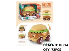 XJ514  HỘP XE HƠI HAMBURGERS PIN ĐÈN   XJ515