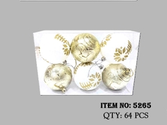 5265  HỘP QUẢ CHÂU TRANG TRÍ CÂY THÔNG NOEL ĐỦ KIỂU 6T