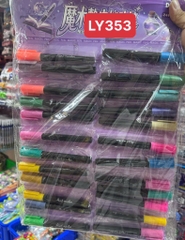 LY353 VỈ BÚT LÔNG ĐỦ MÀU 24 CÁI