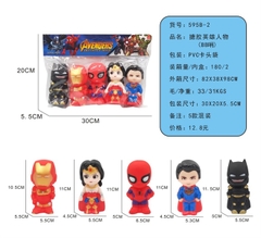 595B-2  TÚI CHÍT SIÊU NHÂN 5T AVENGER ĐỦ MẪU (PVC)