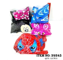 39245  TÚI 20C BÓNG PHAO HÌNH ĐỦ MẪU (THỎ, CHUỘT MICKEY, NGƯỜI NHỆN)