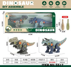 5517  HỘP KHỦNG LONG TÊ GIÁC 2C + ỐC VÍT