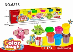 6878  HỘP ĐẤT SÉT 6 HŨ