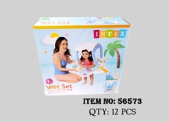 56573  HỘP PHAO BƠI INTEX MÁI CHE NGÔI SAO 81cm x 79cm | 32