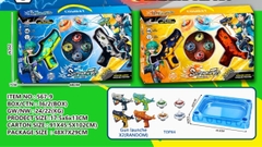 567-9  HỘP CON QUAY SẮT 4C + 2 CÂY PHUN CÁ MẬP