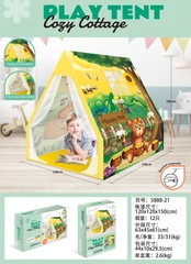 5888-21  HỘP LỀU NHÀ BANH (XANH)