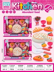 589-8  HỘP BẾP BÁNH KEM, BÁNH PIZZA, KHOAI TÂY CHIÊN, BÓ HOA