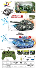 899-17  HỘP XE TĂNG ĐIỀU KHIỂN 7 ĐỘNG TÁC, BẮN ĐẠN BI NƯỚC, CÓ SẠC, TL 1:24