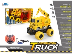 HS028-12C  HỘP XE CÔNG TRÌNH CẨU ĐỊA HÌNH ĐIỀU KHIỂN 7 ĐỘNG TÁC, VÔ LĂNG, CÓ SẠC, TL 1:28