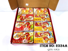 2334A  XẤP 10C LÌ XÌ ĐỎ VÀNG RỒNG CHỮ TRUNG
