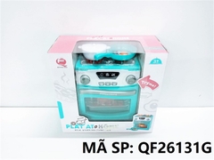 QF26131G  HỘP BẾP LÒ NƯỚNG PIN + NỒI, CHẢO   Play At Home   (XANH)