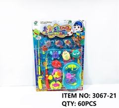 3067-21  VỈ CÂU CÁ 2 CẦN 11C (4C TRONG, 7C ĐỤC) + THAU TẮM + RỔ CUA, RỔ CÁ