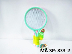 833-2  LƯỚI VỢT CẦU LÔNG 2C + 1C CẦU + 1T BANH   833-1,-2,-3
