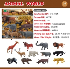 610-149A  TÚI THÚ RỪNG 6C ĐỦ MẪU