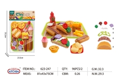 623-247  TÚI KHÂY BẾP THỨC ĂN NHANH, KHOAI TÂY, BÁNH TRỨNG, XÚC XÍCH